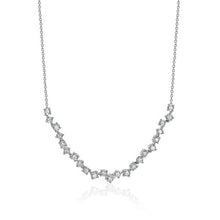  14K WHITE GOLD DIAMOND NECKLACE