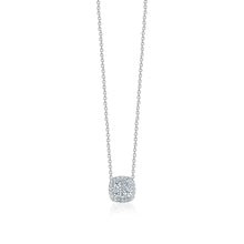  14K WHITE GOLD DIAMOND NECKLACE