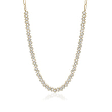  14K YELLOW & GOLD DIAMOND NECKLACE