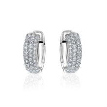  14K WHITE GOLD DIAMOND EARRING