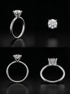 Classic 4-Prong Round Solitaire Engagement Ring