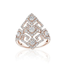  14K ROSE GOLD DIAMOND RING