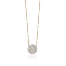  14K WHITE & YELLOW GOLD DIAMOND NECKLACE