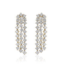  14K WHITE GOLD DIAMOND EARRING