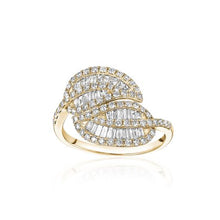  14K WHITE & YELLOW GOLD DIAMOND RING