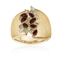  14k yellow gold met ruby