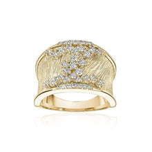  14K YELLOW GOLD DIAMOND RING