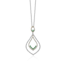  14K WHITE GOLD DIAMOND NECKLACE