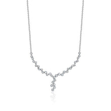  14K WHITE GOLD DIAMOND NECKLACE