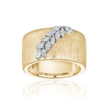  14K WHITE & YELLOW GOLD DIAMOND RING