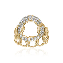  14K YELLOW  GOLD DIAMOND RING