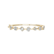  14k yellow gold Diamond Bangle