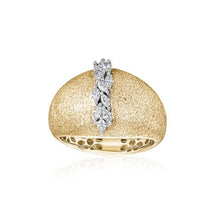  14K WHITE & YELLOW GOLD DIAMOND RING